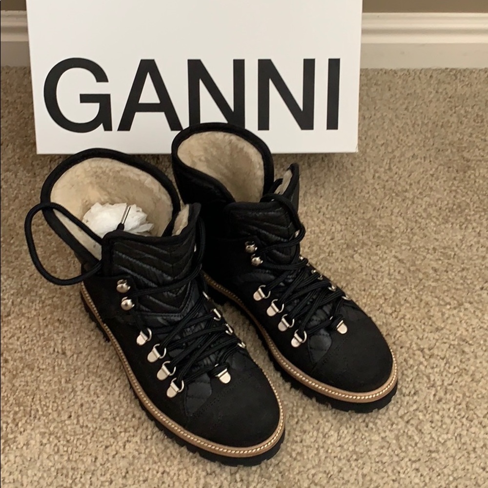 NWT GANNI Hiking boots